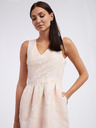CAMAIEU Apricotfarbenes Damenkleid mit Taschen CAMAIEU