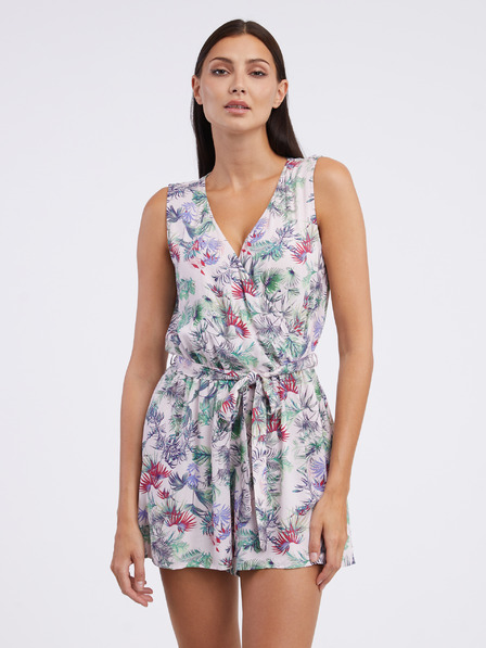 CAMAIEU Hellrosa Damen Jumpsuit gemustert CAMAIEU