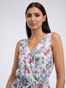 CAMAIEU Hellrosa Damen Jumpsuit gemustert CAMAIEU