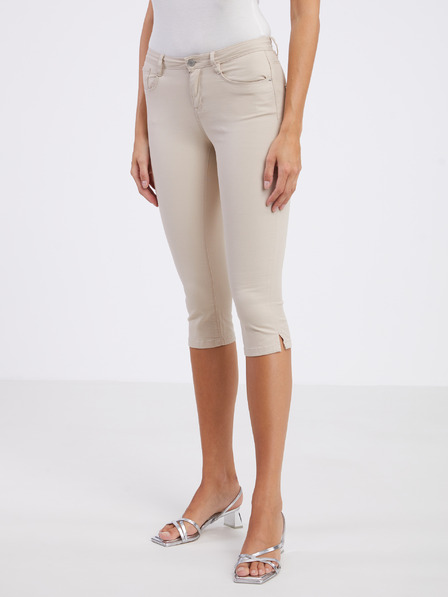 CAMAIEU Beige Damen Capri-Hose CAMAIEU