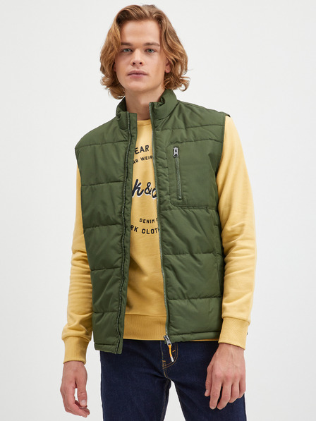 ONLY & SONS Dunkelgrüne ONLY & SONS Jake Steppweste
