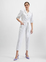 Orsay Weißer Denim-Overall für Damen ORSAY