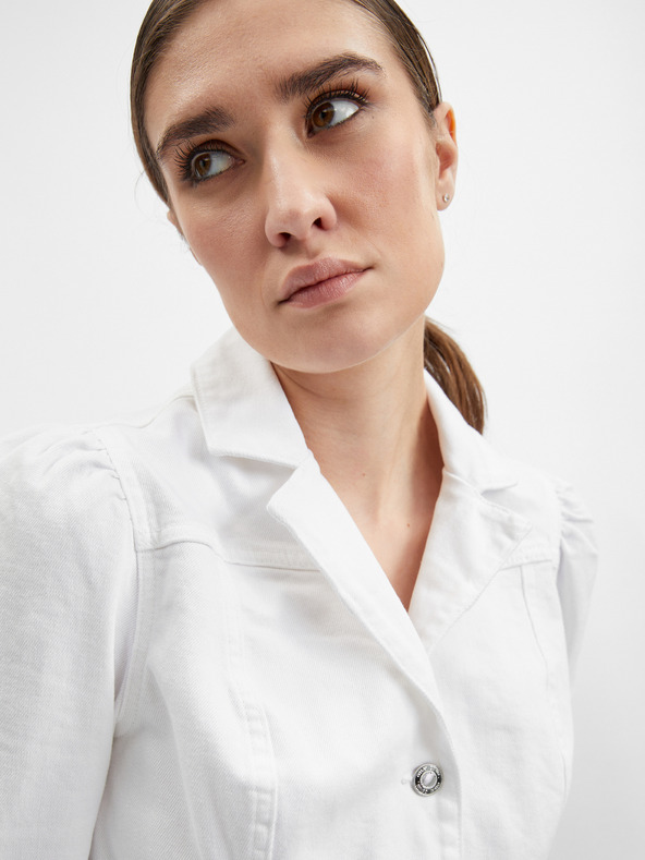 Orsay Weißer Denim-Overall für Damen ORSAY