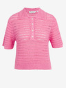 Tom Tailor Denim Rosa Damen-Kurzarmpullover Tom Tailor Denim