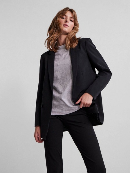 Pieces Schwarzer Blazer Pieces Bossy