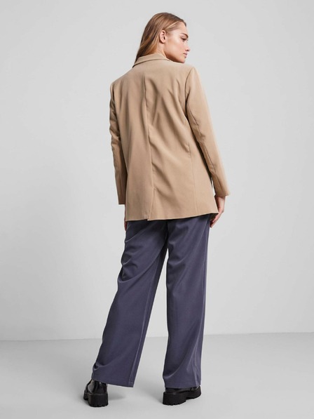 Pieces Beigefarbener Blazer Pieces Bossy