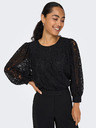 ONLY Schwarze Damen-Spitzenbluse ONLY Yrsa
