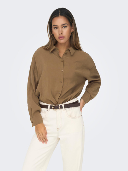 ONLY Braunes Damen ONLY Iris Hemd