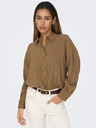 ONLY Braunes Damen ONLY Iris Hemd