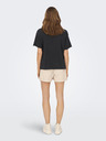 ONLY Schwarzes Damen-T-Shirt ONLY Lucy
