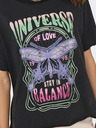 ONLY Schwarzes Damen-T-Shirt ONLY Lucy
