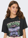 ONLY Schwarzes Damen-T-Shirt ONLY Lucy