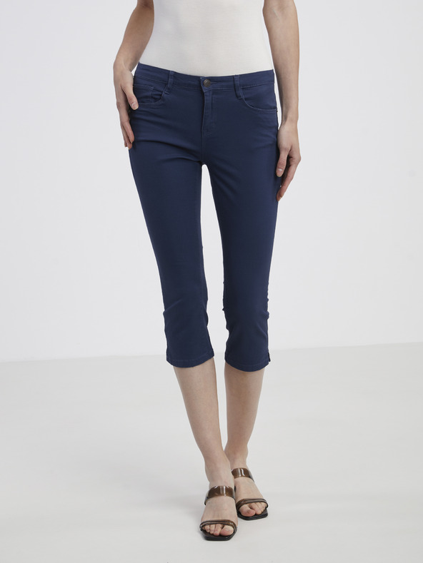 CAMAIEU Dunkelblaue Damen-Caprihose CAMAIEU
