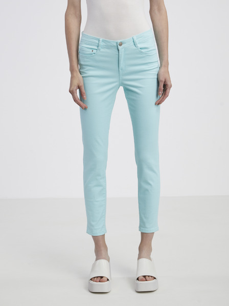 CAMAIEU Türkisfarbene Damen Skinny Fit Jeans CAMAIEU