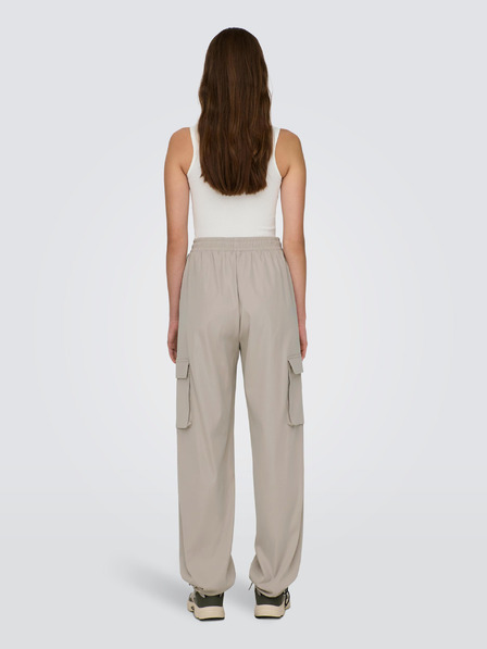 ONLY Hellgraue Damenhose mit Taschen ONLY Cashi