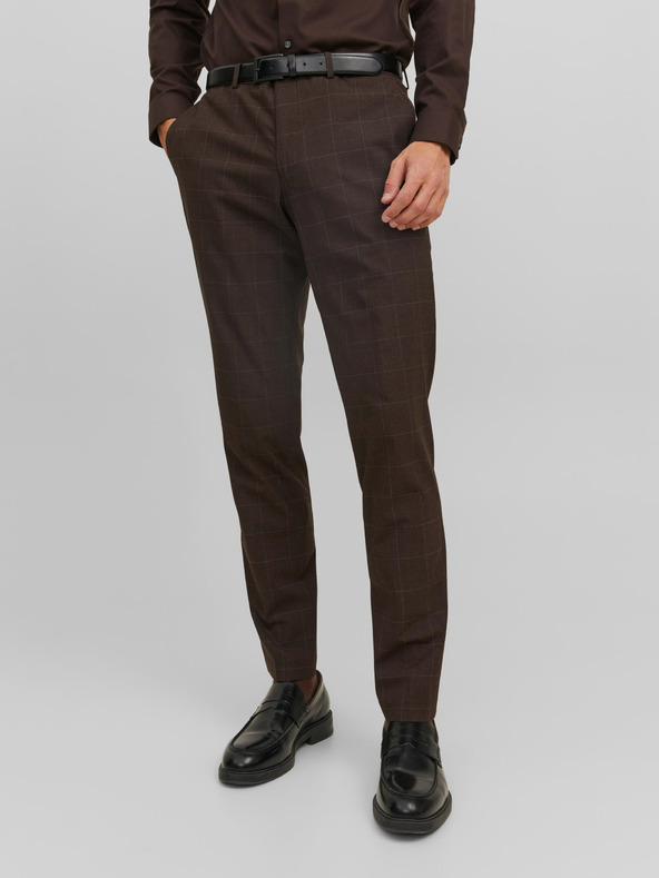 Jack & Jones Dunkelbraune Jack & Jones Solaris Anzughose für Herren