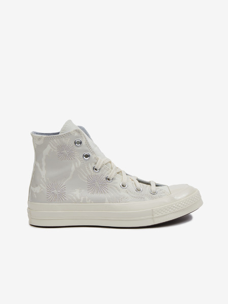 Converse Hellgraue Damen-Sneakers mit Blumenmuster Converse Chuck 70 Floral