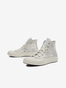 Converse Hellgraue Damen-Sneakers mit Blumenmuster Converse Chuck 70 Floral