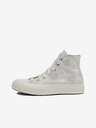 Converse Hellgraue Damen-Sneakers mit Blumenmuster Converse Chuck 70 Floral