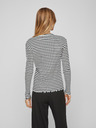 Vila Weiß-schwarz gestreiftes Damen-Langarmshirt VILA Thessa