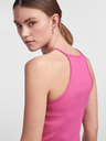 Pieces Rosa Damen geripptes Basic Tank Top Pieces Tina