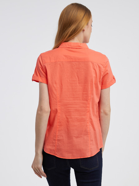 CAMAIEU Orange Damenbluse CAMAIEU