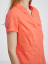 CAMAIEU Orange Damenbluse CAMAIEU
