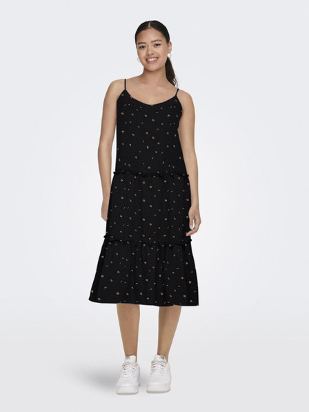 Jacqueline de Yong Schwarze gemusterte Midi-Hose von JDY Theis für Damen
