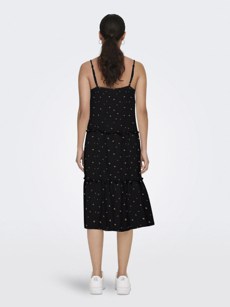 Jacqueline de Yong Schwarze gemusterte Midi-Hose von JDY Theis für Damen