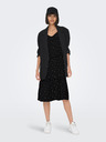 Jacqueline de Yong Schwarze gemusterte Midi-Hose von JDY Theis für Damen