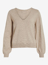 Vila Beigefarbener Damenpullover VILA Ril