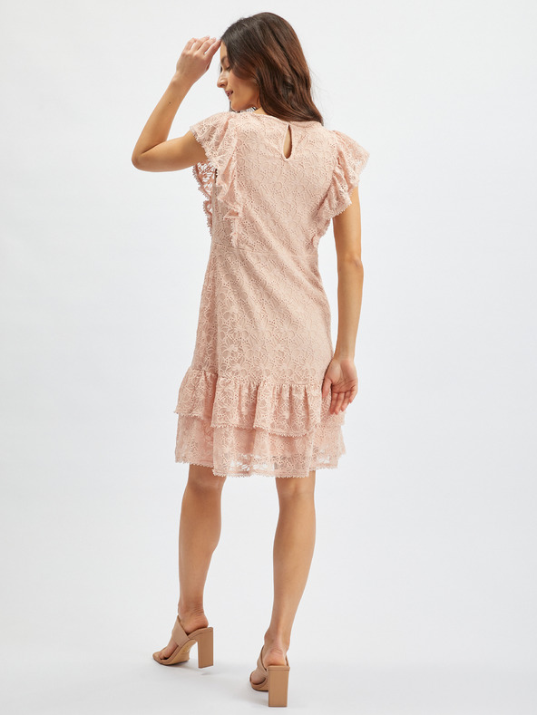 Orsay Altrosa Damen-Spitzenkleid ORSAY