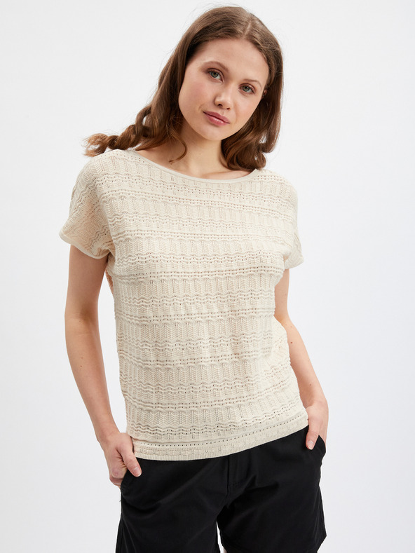 Orsay Beige Damen-Strickshirt ORSAY