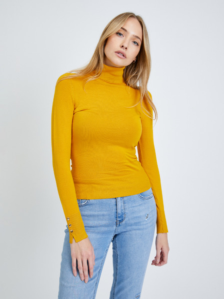 Orsay Senffarbener Rollkragenpullover von ORSAY