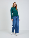 Orsay Grüner gerippter Pullover ORSAY
