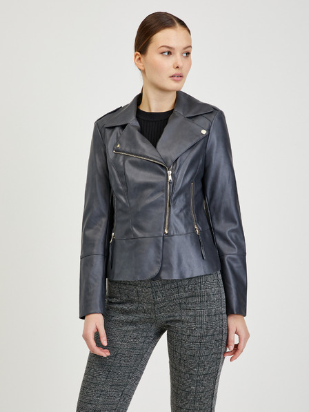 Orsay Schwarze Damen Lederjacke ORSAY