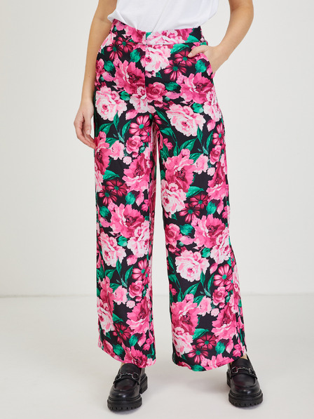 Orsay Rosafarbene Damen Blumenhose ORSAY