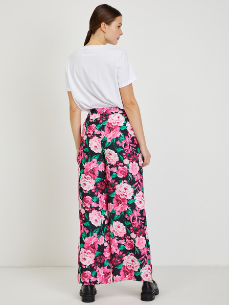 Orsay Rosafarbene Damen Blumenhose ORSAY