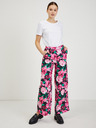 Orsay Rosafarbene Damen Blumenhose ORSAY