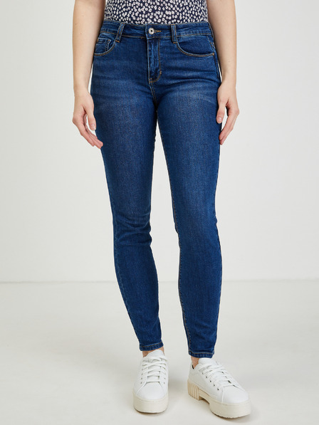 Orsay Dunkelblaue Damen Slim Fit Jeans ORSAY