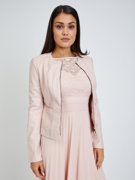 Orsay Hellrosa Damen Lederjacke ORSAY