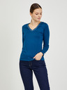 Orsay Blaues Damen Langarm T-Shirt ORSAY