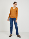 Orsay Braunes Damen-Langarm-T-Shirt ORSAY