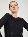Orsay Schwarzer Damen-Rippenpullover ORSAY