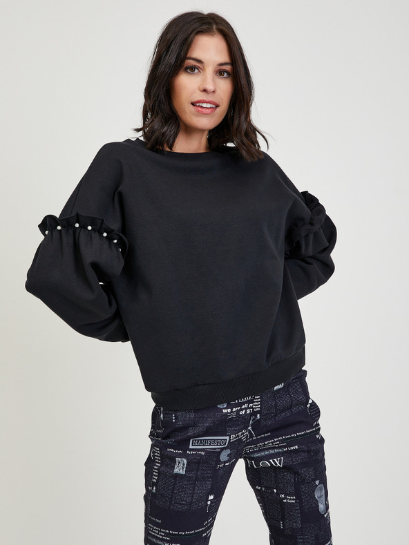 Orsay Schwarzes Damen Sweatshirt ORSAY