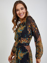 Orsay Schwarz-braun gemustertes Damenkleid ORSAY