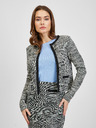 Orsay Weiß-schwarz melierte Damenjacke ORSAY