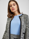 Orsay Weiß-schwarz melierte Damenjacke ORSAY