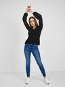 Orsay Schwarzes Damen T-Shirt mit Spitze ORSAY