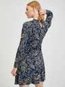Orsay Dunkelblaues gemustertes Damenkleid ORSAY
